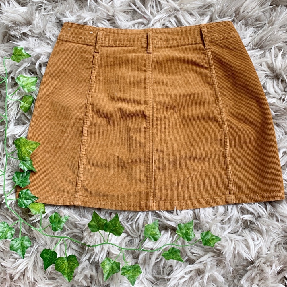 American Eagle Corduroy Button Up Skirt - Picture 2 of 3